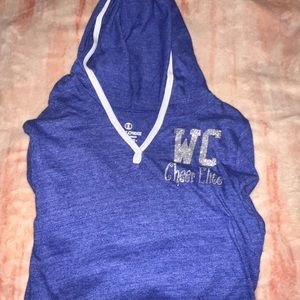 WC cheer elite one sleeve hoodie